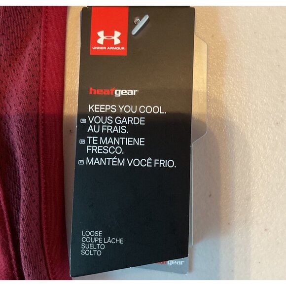 Under Armour Womens Santa Clara University Red HeatGear Racerback Tank Top XS - Picture 7 of 12